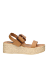 Sandalia Mujer I269 POLLINI camel