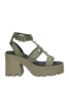 Sandalia Mujer I344 ZAPPA verde