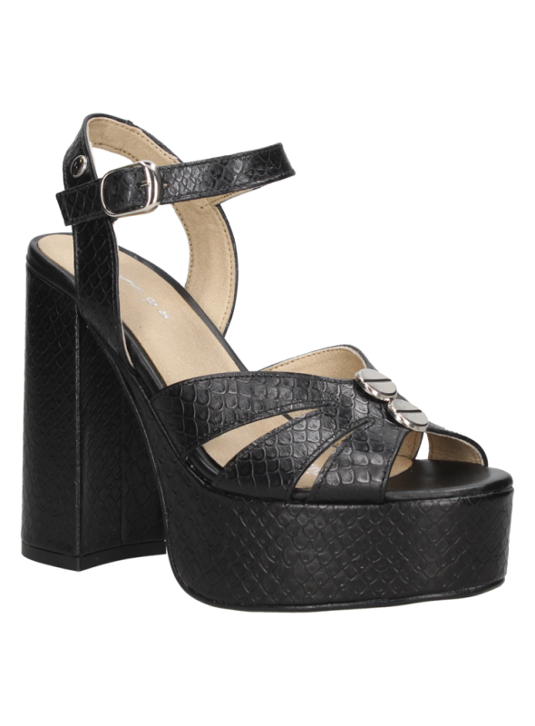 Sandalia Mujer I408 MINGO negro