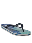 Sandalia azul casual para hombre, tipo flip-flop, con diseño moderno, ideal para actividades veraniegas.