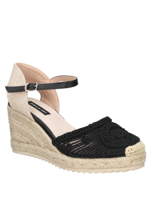 Alpargatas mujer negras deals