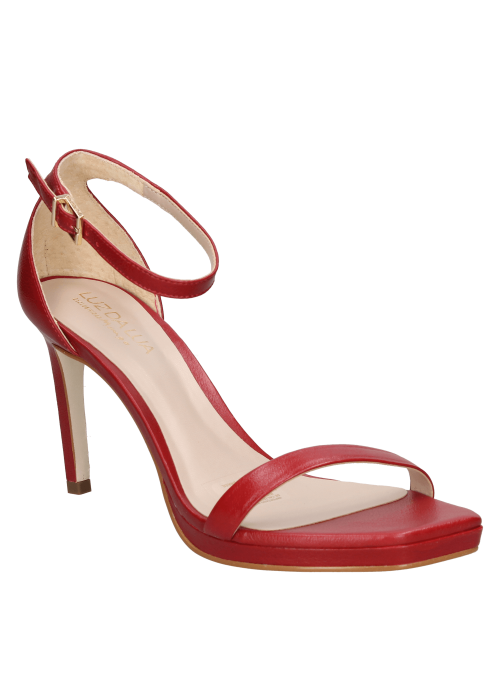Sandalia Mujer I531 LUZ DA LUA rojo