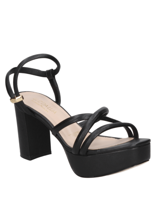 Sandalia Mujer I595 LUZ DA LUA negro
