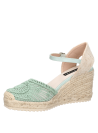Alpargata Mujer I572 POLLINI verde