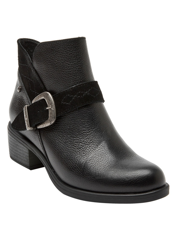 Botin Mujer J639 BRUNO ROSSI negro