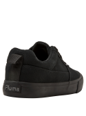Zapatilla negra unisex para niño, diseño clásico con suela resistente de goma, perfecta para un estilo urbano relajado.
