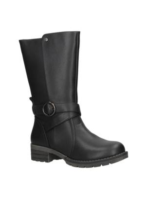 	Bota Biker Cuero Mujer
