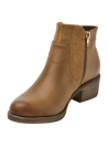 Botín Mujer H608 BRUNO ROSSI camel