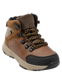 Botín camel infantil, perfecto para niños activos, ofrece excelente agarre y confort.