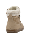 Botín beige para niña de estilo casual con diseño montañés, perfecto para un look urbano y outdoor.