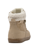 Botín beige para niña de estilo casual con diseño montañés, perfecto para un look urbano y outdoor.