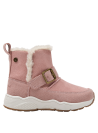 Bota casual de niña con hebilla y suela cómoda, excelente opción para paseos al parque en climas fríos.