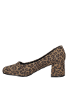 Stiletto de charol animal print para mujer, ideal para un look estructurado en eventos formales.