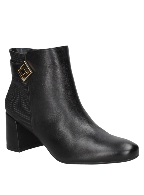 Botín mujer J532 Luz da lua Negro