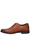 Zapato camel de hombre, cuero, protección extra y estabilidad interior.