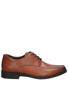 Calzado camel de cuero para hombre, plantilla FOOT PILLOW, estilo clásico.