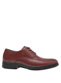 Zapato Derby café para hombre, ideal para ocasiones formales.