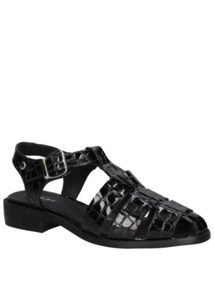 	Sandalia Cuero Mujer