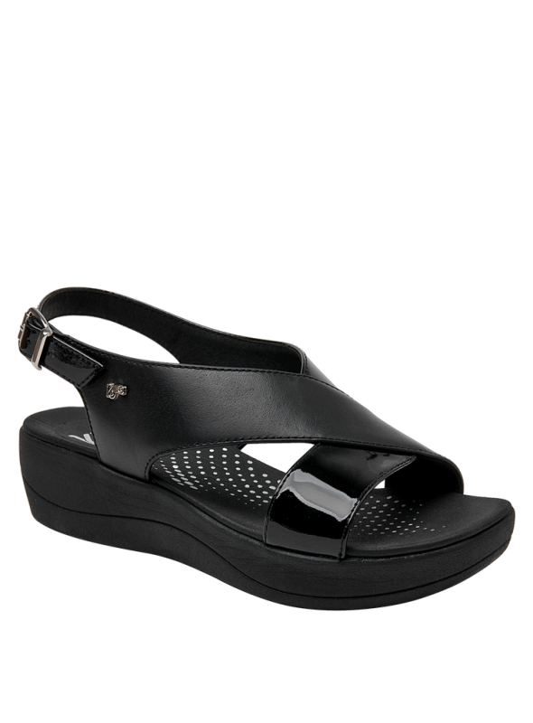 Sandalia mujer K010 16 hrs Negro
