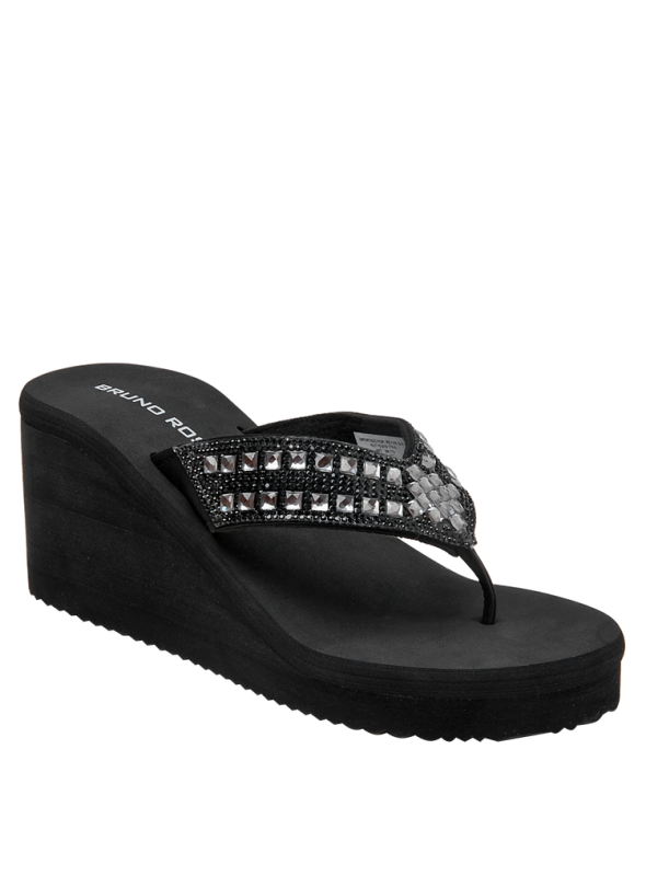 Sandalia mujer K710 Bruno rossi Negro