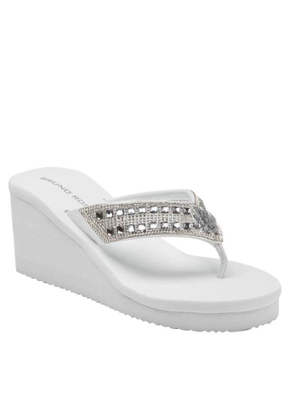 Sandalia mujer K710 Bruno rossi Blanco