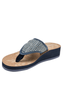 Sandalia mujer K735 Panama jack Azul