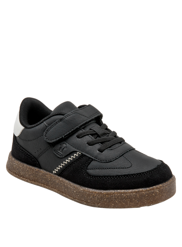 Zapatilla niño K747 Panama jack Negro