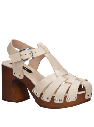 	Sandalia Cuero Mujer