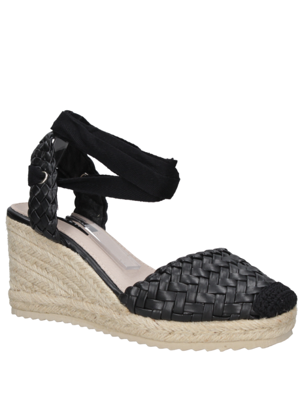 Alpargata Mujer K325 POLLINI NEGRO