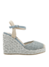 Alpargata Mujer K327 POLLINI CELESTE