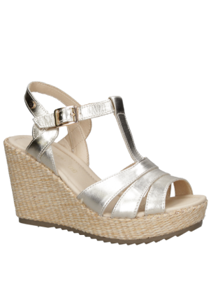 	Sandalia Cuero Mujer