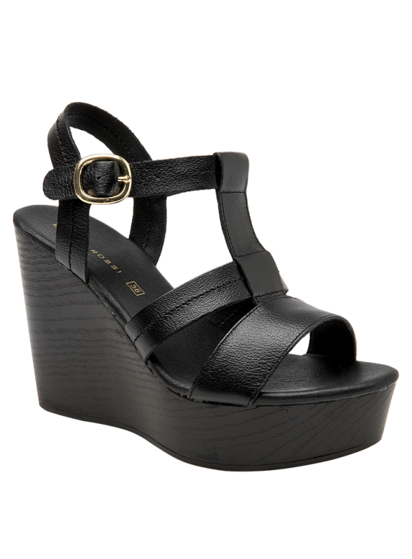 Sandalia Mujer K696 BRUNO ROSSI NEGRO
