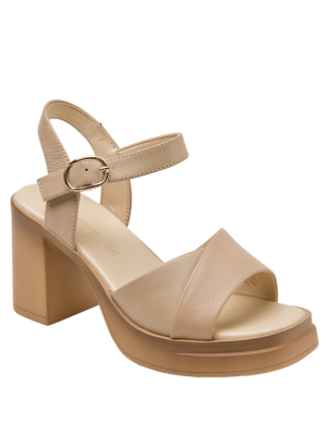 	Sandalia Cuero Mujer