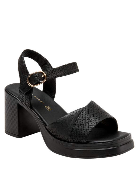 Sandalia Mujer K701 BRUNO ROSSI NEGRO