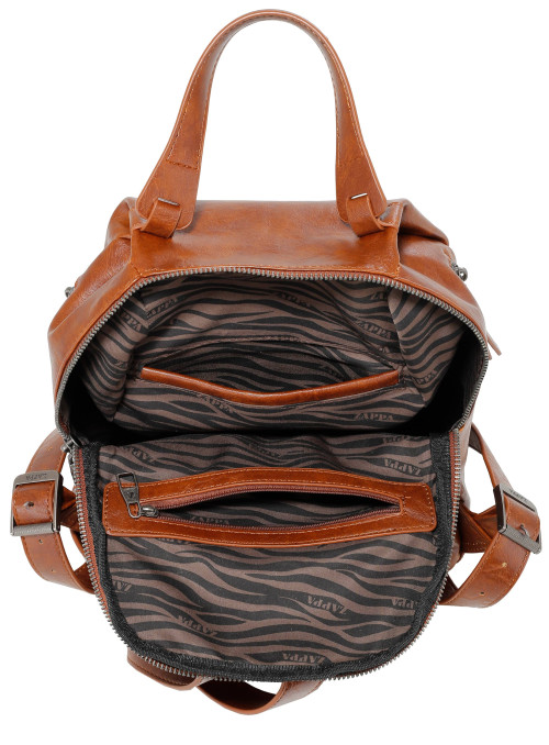 Mochila de mujer K769 ZAPPA CAMEL Mochila de mujer K769 ZAPPA CAMEL