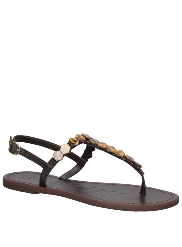 Sandalia mujer K304 Pollini Brown