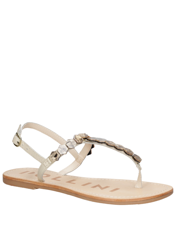 Sandalia de cuero marrón para mujer, estilo casual, ideal para días de verano, con diseño moderno.