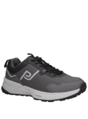 Zapatilla gris de hombre estilo running con diseño moderno y resistente para trail.