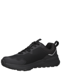 Zapatilla negra de hombre, estilo running, perfecta para diversas superficies con excelente agarre.