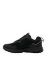 zapatilla negra de mujer para running con altura de caña de 4.5 cm