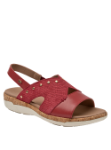 Sandalia Mujer K130 16 HRS ROJO