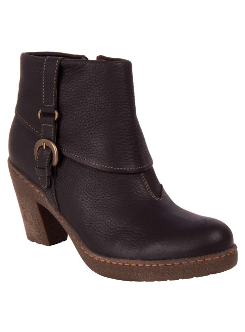 Botín de cuero para mujer 16HRS - Elegancia informal chic