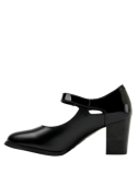 Zapato negro de cuero premium, perfecto para eventos especiales y uso diario.