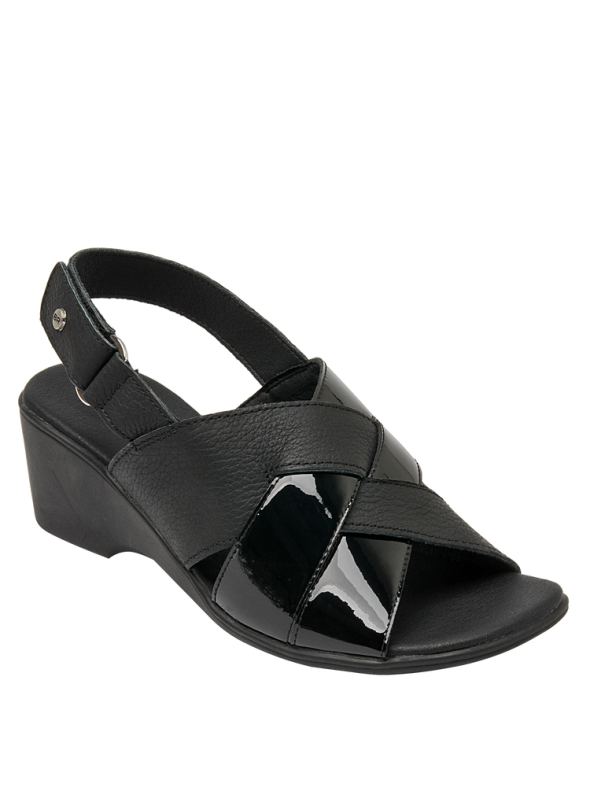 Sandalia Mujer K681 BRUNO ROSSI NEGRO
