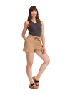 Short Badana - Mezcla de Lino K850 PANAMA JACK BEIGE