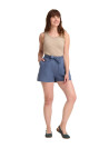 Short Badana - Mezcla de Lino K850 PANAMA JACK AZUL