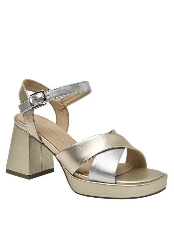 Sandalia Mujer K689 BRUNO ROSSI ORO