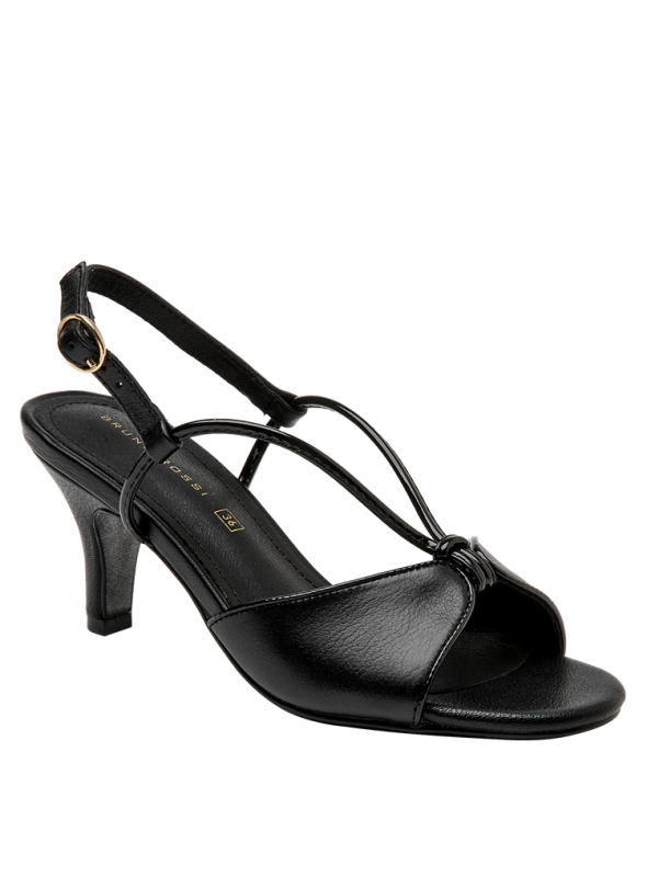 Sandalia Mujer K712 BRUNO ROSSI NEGRO