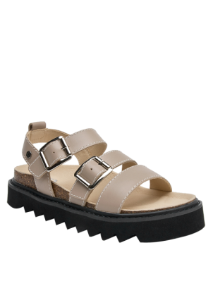 	Sandalia Cuero Mujer