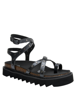 	Sandalia Cuero Mujer